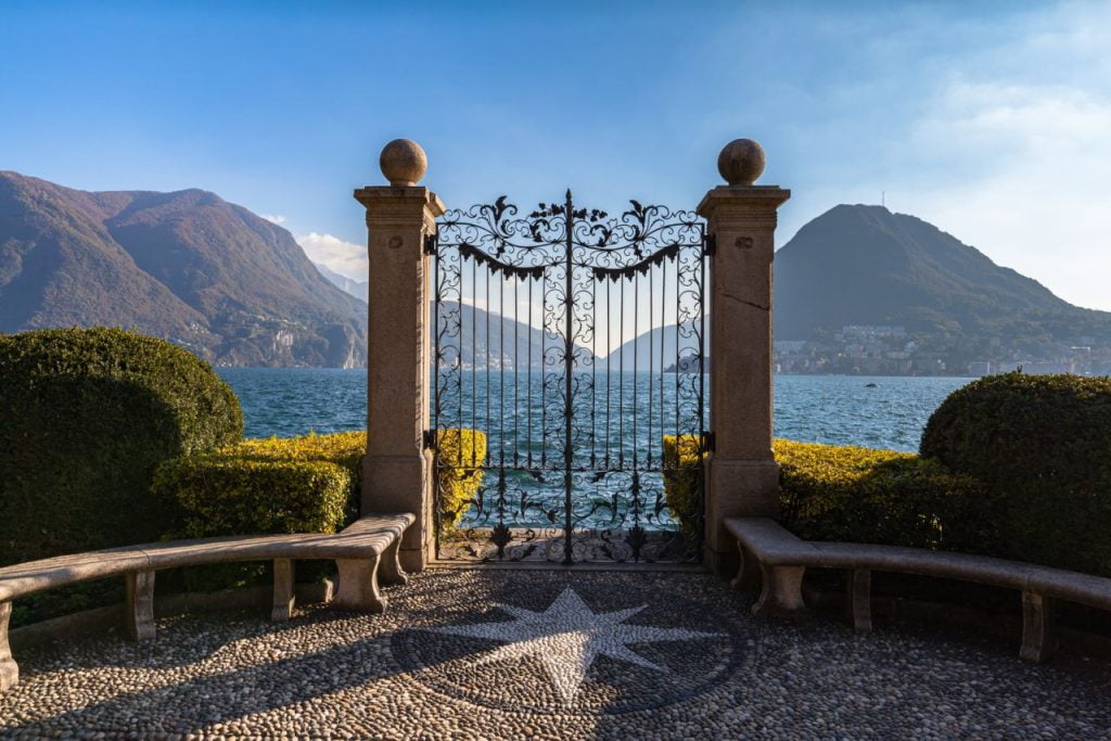 Parco Ciani view to Lake Lugano