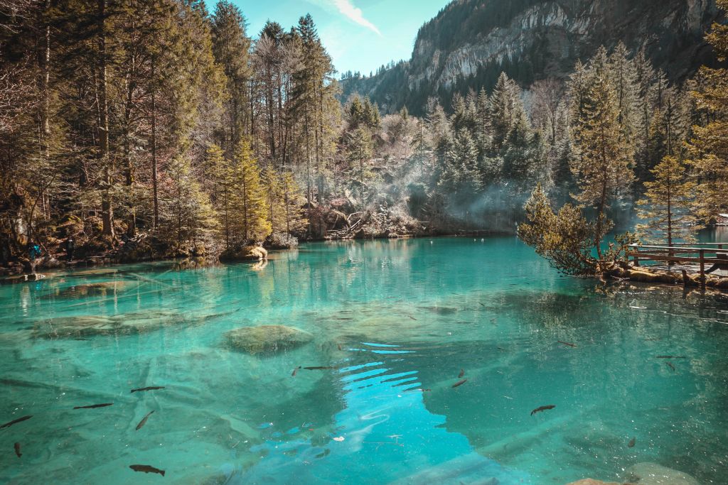 Best lake in Switzerland - Lake Blausee
