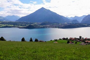 Zurich to Lucerne and Titlis Tour with Igloo Fondue Experience 5 Lake View CLOY Hangbridge Sigriswil City Thun Castle Spiez Privat